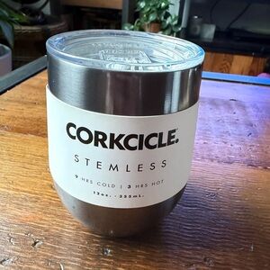 NWT Corkcicle Stainless Steel Stemless Tumbler